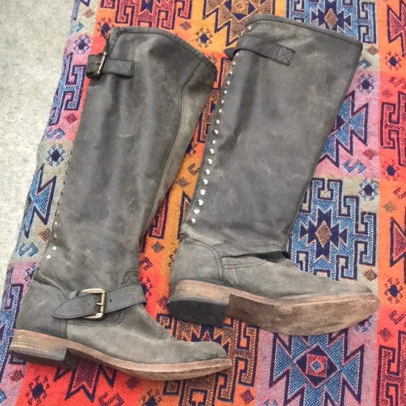 COPY - Steve Madden Lynxx talk leather boots size 8 - Picture 2 of 5
